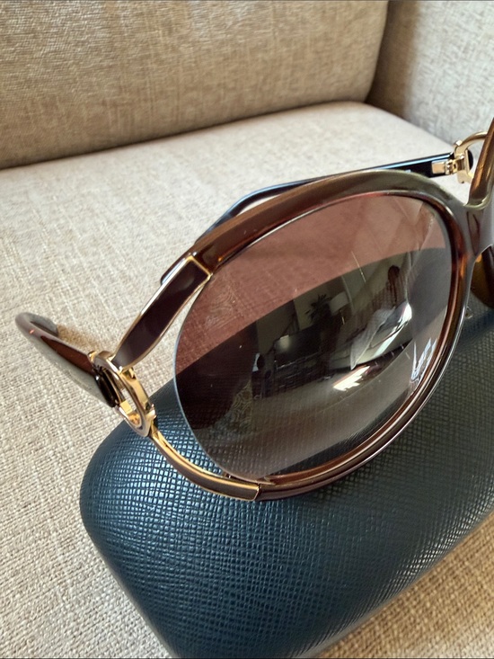Salvatore Ferragamo Brown Gradient Oversized Women\'s Sunglasses main image 4